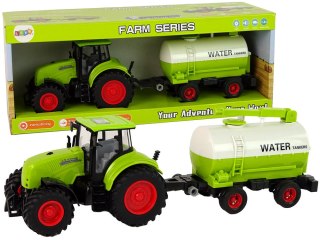Traktor z Przyczepą Duże Koła Zielony Farma LEAN Toys