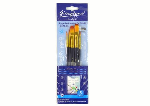 Zestaw Artysty Pędzle 5 Kształtów LEAN