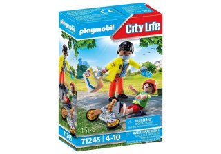 Figurki City Life 71245 Sanitariusz z pacjentem Playmobil