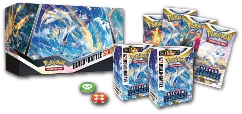 Karty Silver Tempest Build and Battle Stadium Pokemon TCG