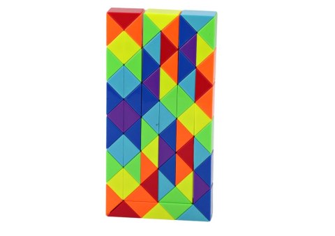 Klocki Gra Zręcznościowa Układanka Wąż Edukacyjny Kolorowy 72 ele. LEAN Toys