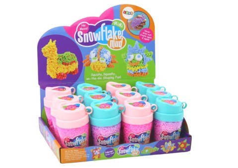 Squishy Kulki Styropianowe Masa w Kubeczku Różowy LEAN TOYS