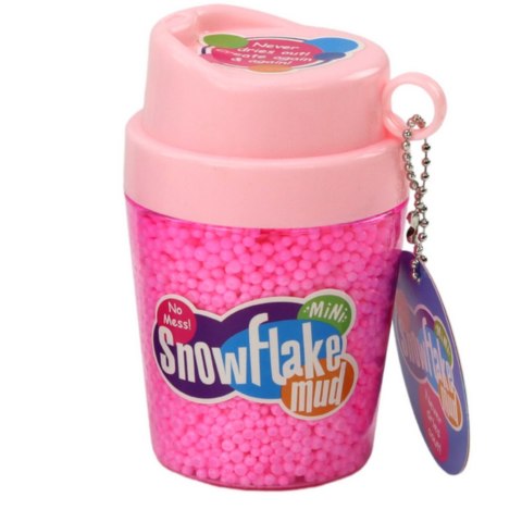 Squishy Kulki Styropianowe Masa w Kubeczku Różowy LEAN TOYS