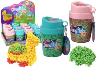 Squishy Kulki Styropianowe Masa w Kubeczku Zielony LEAN TOYS