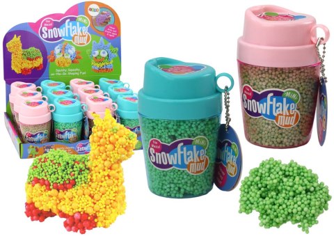 Squishy Kulki Styropianowe Masa w Kubeczku Zielony LEAN TOYS