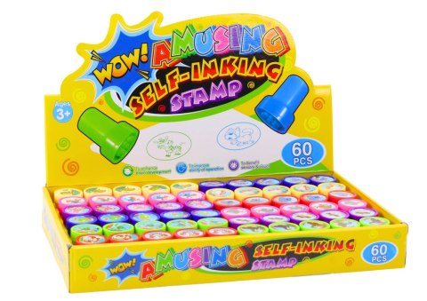 Stempelek Ozdobny 12 Wzorów Zwierząt Wodnych 6 Kolorów LEAN TOYS