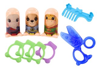 Zestaw Kreatywny Ciastolina Ludziki Salon Fryzjerski Akcesoria LEAN Toys