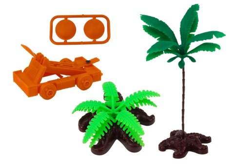 Statek Romański Rzymianie Światła Dźwięki Katapulta Palmy LEAN Toys