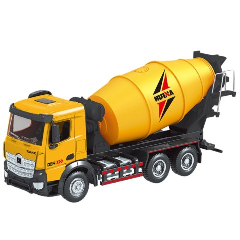 Betoniarka Pojazd Budowlany Metalowa Huina Żółta 1:50 HUINA