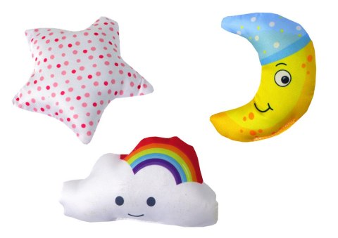 Karuzela Łóżeczkowa Dla Dzieci Dźwięk Niebo Różowa LEAN Toys