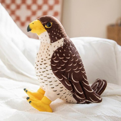 Pluszowa Maskotka Przytulanka Ptak Sokół Brązowy 30cm LEAN Toys