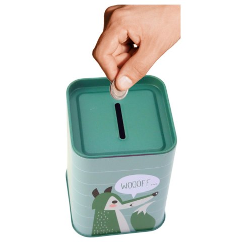 Skarbonka Zwierzątko Metalowa Nauka Oszczędzania 11x8cm LEAN TOYS