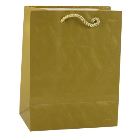 Torba Prezentowa Papierowa Elegancka Złote Wzory 23 x 18 x 10,5 cm LEAN