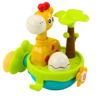 Zabawka Do Kąpieli Żyrafa Sensoryczna Interaktywna Przyssawki Kolorowa LEAN Toys