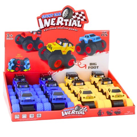 Autko Terenowe Wspinaczkowe Z Napędem Żółty Niebieski LEAN TOYS