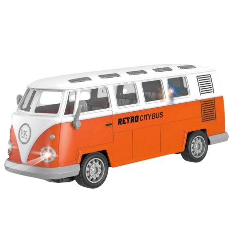Autobus Retro City Bus Zdalnie Sterowany RC Światła 1:30 LEAN Toys