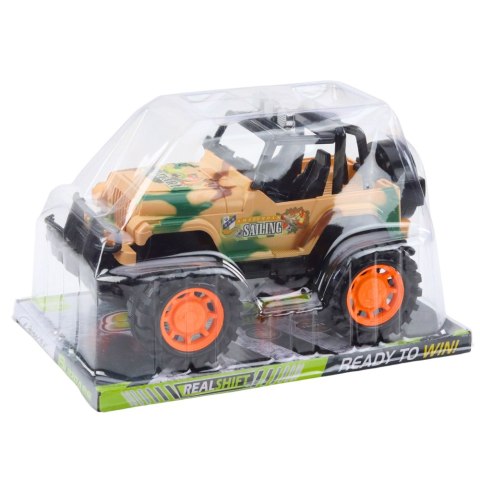Duży Samochód Terenowy Militarny Off-Road Beżowy 25cm LEAN Toys