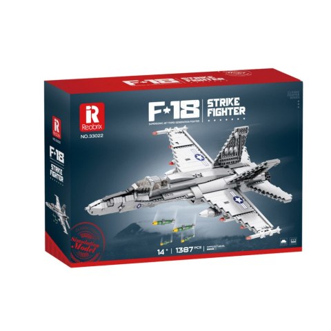 Klocki Konstrukcyjne Myśliwiec F-16 Fighting Falcon 1427el LEAN Toys