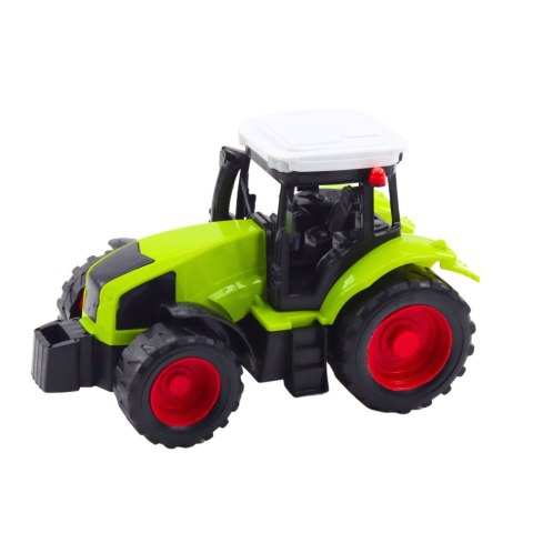 Zestaw Traktor Rolniczy Przyczepa Prasa Maszyna Rolnicza LEAN Toys