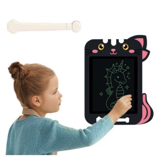 Znikopis Tablica Do Rysowania Pisania LCD Rysik Kot Czarny LEAN Toys
