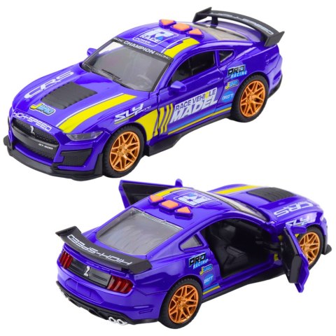 Samochód Wyścigowy GT 500 Otwierane Drzwi Napęd Światła Dźwięki Mix LEAN Toys