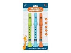 Zestaw Trzech Fletów Dla Dzieci Zwierzątka LEAN TOYS