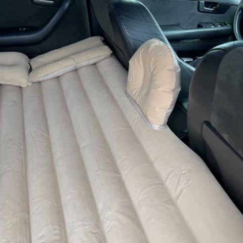 Materac łóżko do samochodu auta dmuchany + pompka beżowy Kik Sp. z o. o. Sp. k.