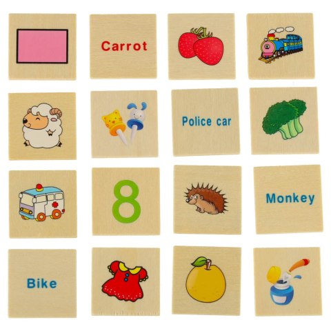 Sorter drewniany układanka logiczna dopasuj obrazki Kik Sp. z o. o. Sp. k.