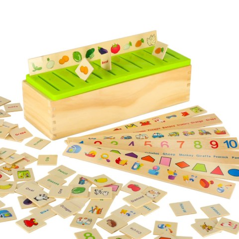 Sorter drewniany układanka logiczna dopasuj obrazki Kik Sp. z o. o. Sp. k.