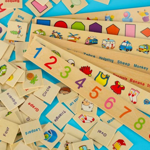 Sorter drewniany układanka logiczna dopasuj obrazki Kik Sp. z o. o. Sp. k.