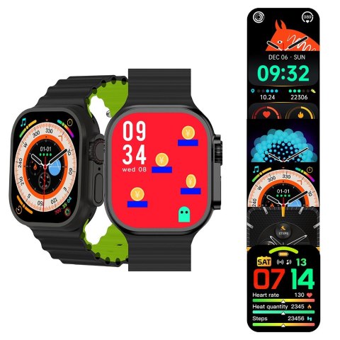 Smartwatch FUSION monitorowanie zdrowia MT872 Media-Tech
