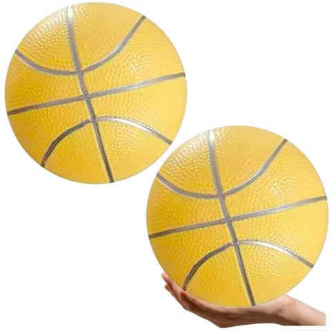 Piłka Plażowa Gumowa Pastelowa Żółta Lekka 20cm LEAN TOYS