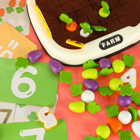 Gra planszowa zręcznościowa marchewkowe pole familijna gra dla dzieci Kik Sp. z o. o. Sp. k.