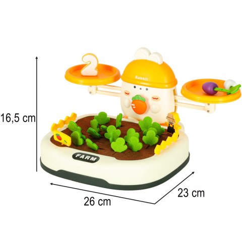 Gra planszowa zręcznościowa marchewkowe pole familijna gra dla dzieci Kik Sp. z o. o. Sp. k.