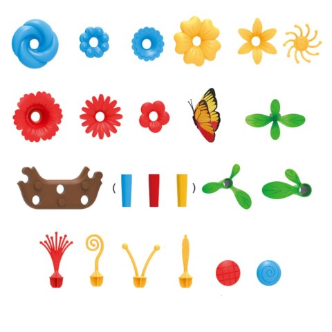 Klocki Konstrukcyjne Ogród Kwiatowy DIY 148 Elementów LEAN Toys