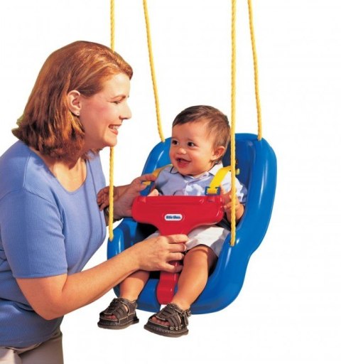 Huśtawka głęboka 2w1 niebieska Little Tikes