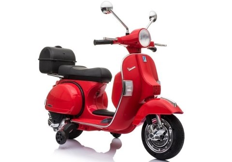 Skuter na Akumulator Vespa Czerwony LEAN CARS