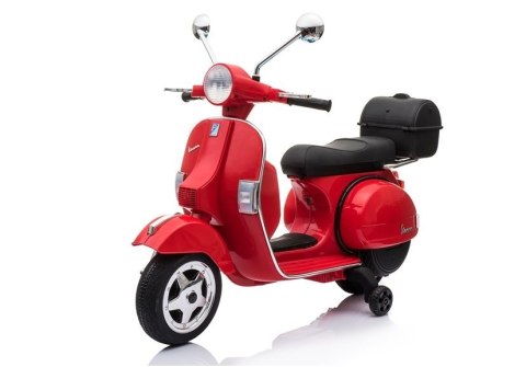 Skuter na Akumulator Vespa Czerwony LEAN CARS