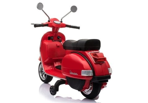 Skuter na Akumulator Vespa Czerwony LEAN CARS