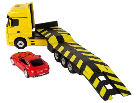 Laweta Autko R/C Mercedes-Benz 1:26 Żółte Czerwone Rastar