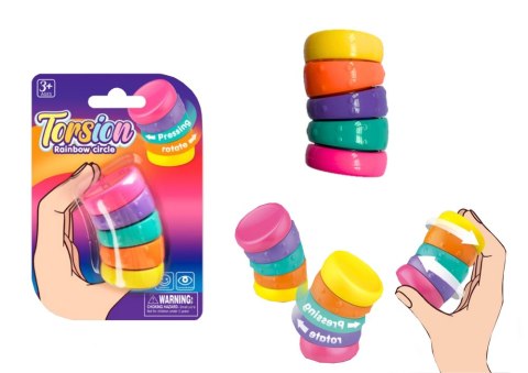 Zabawka Sensoryczna Antystresowe Rotujące Kółka LEAN Toys