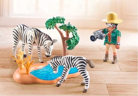 Zestaw z figurkami Wiltopia 71295 Wycieczka z fotografką zwierząt Playmobil