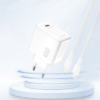 Ładowarka sieciowa A28 GaN USB-C 45W - biała DUDAO