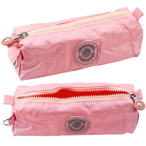 Piórnik Szkolny Organizer Jednokomorowy Różowy 21,5cm LEAN