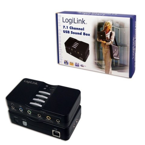 Karta dzwiekowa 7.1 USB 8-kanalowa LogiLink