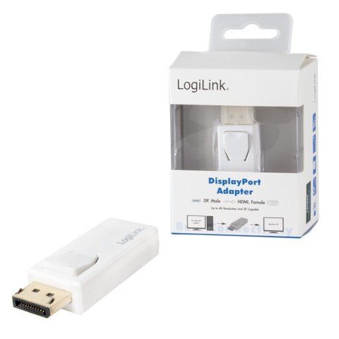 Adapter 4K Displayport 1.2 do HDMI LogiLink