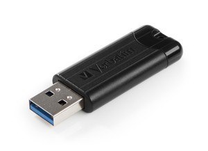 Pendrive PinStripe USB 3.0 Drive 128GB czarny Verbatim