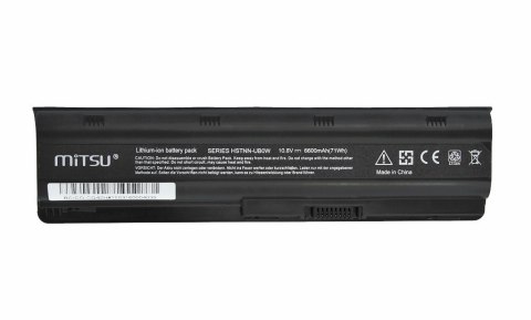 Bateria do Compaq Presario CQ42, CQ62, CQ72 6600 mAh (71 Wh) 10.8 - 11.1 Volt Mitsu