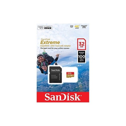 Extreme microSDHC 32GB 100/60 MB/s A1 V30 GoPro SanDisk