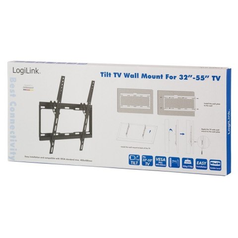Uchwyt ścienny LCD/LED VESA, 32-55', max.35kg LogiLink